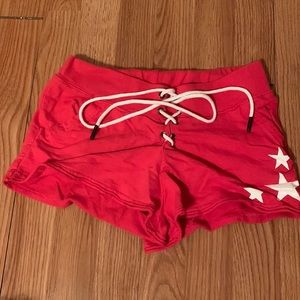 Red shorts with stars from southern spirit